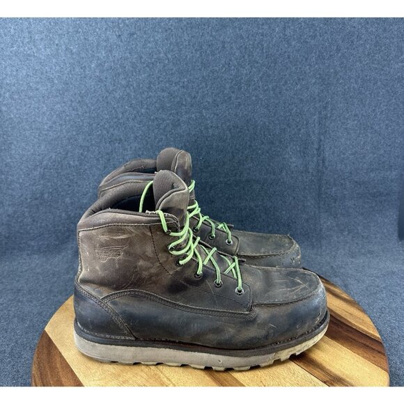 Mens 12D Redwing Shoes 2440 Brown Leather Traction Tred Lite Boots Red Wing